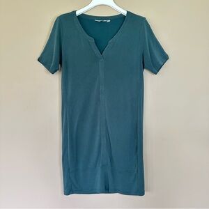 Athleta Short Sleeve Dress Women S Athletic Casual Soft Stretchy Athletic Midi